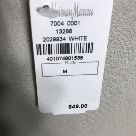 NWT Lucca Cream Cottagecore Boho Lace Up Peasant Top Size Medium - Picture 7 of 8